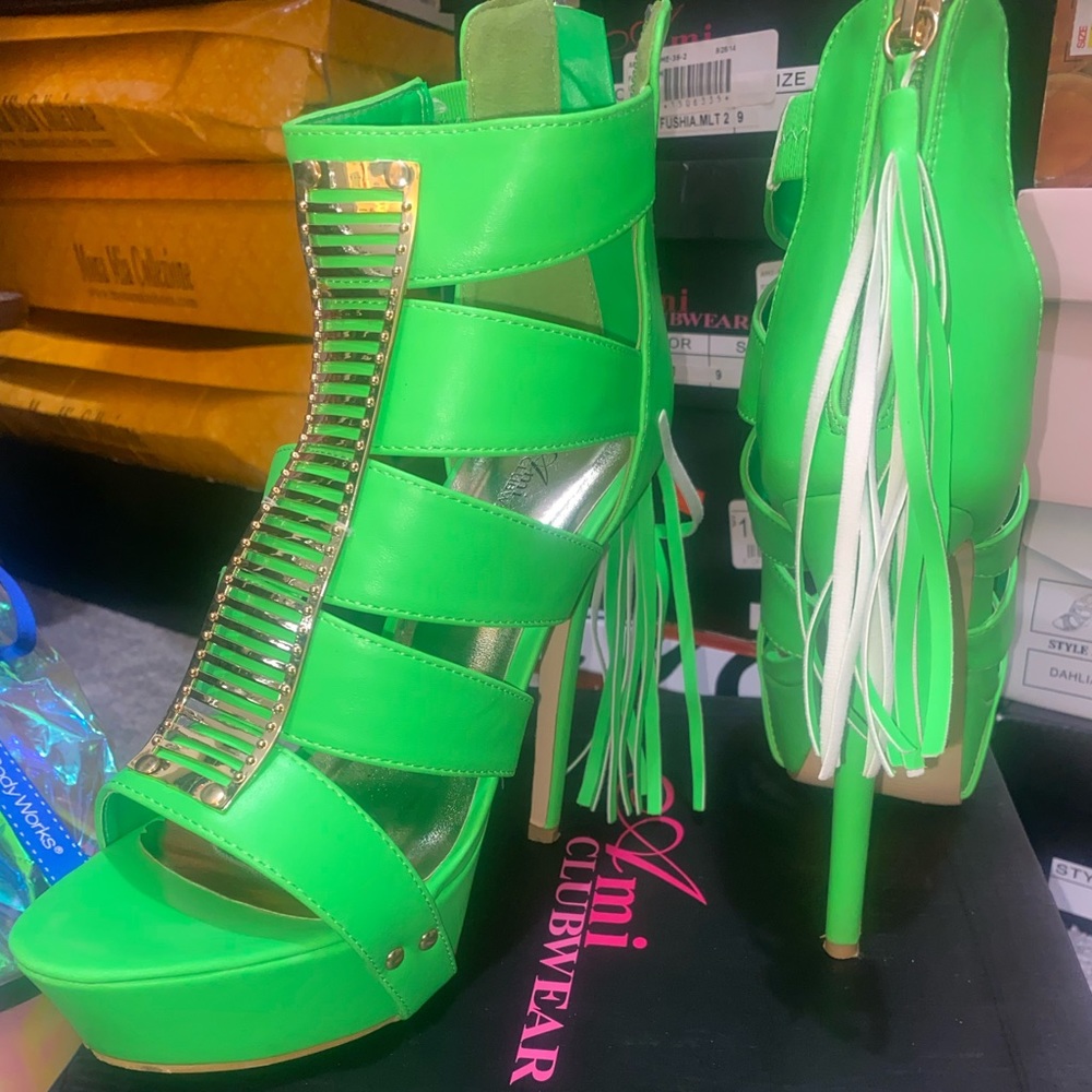Lime Green Heel